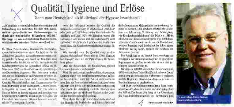 Vorschauseite 1: Qualität, Hygiene und Erlöse