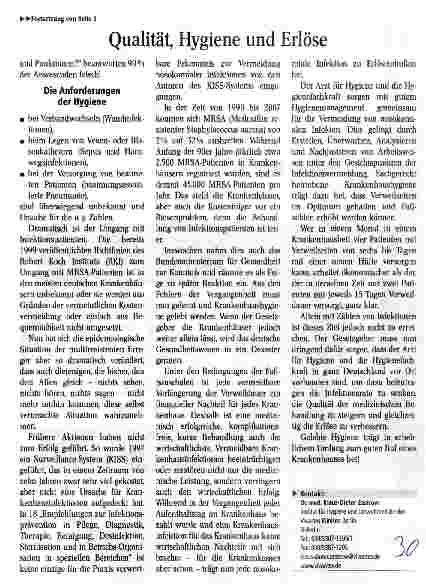 Vorschauseite 2: Qualität, Hygiene und Erlöse