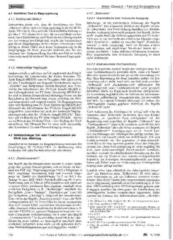 Vorschauseite 3: Oberarzt - Titel und Eingruppierung