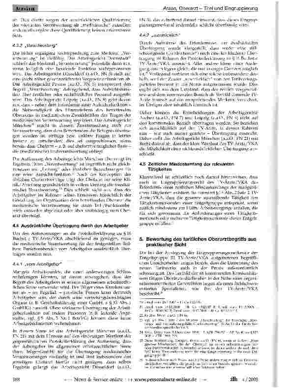 Vorschauseite 5: Oberarzt - Titel und Eingruppierung