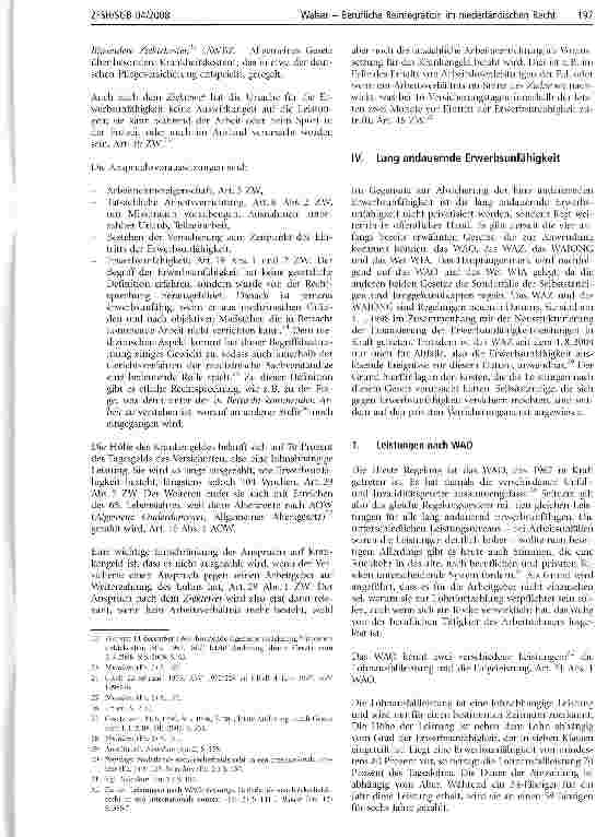 Vorschauseite 3: Berufliche Reintegration im niederländischen Recht