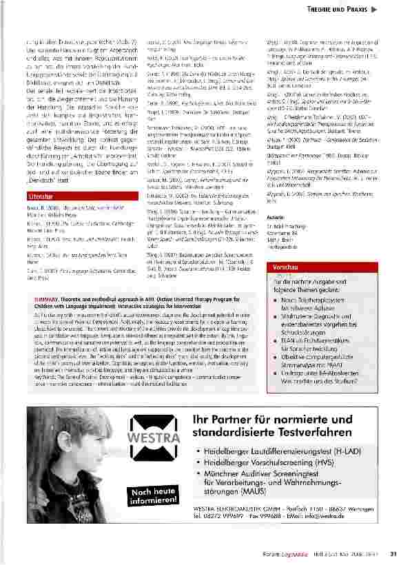 Vorschauseite 6: Theoretisches und methodisches Vorgehen im HOT: Interaktive Interventionsstrategien