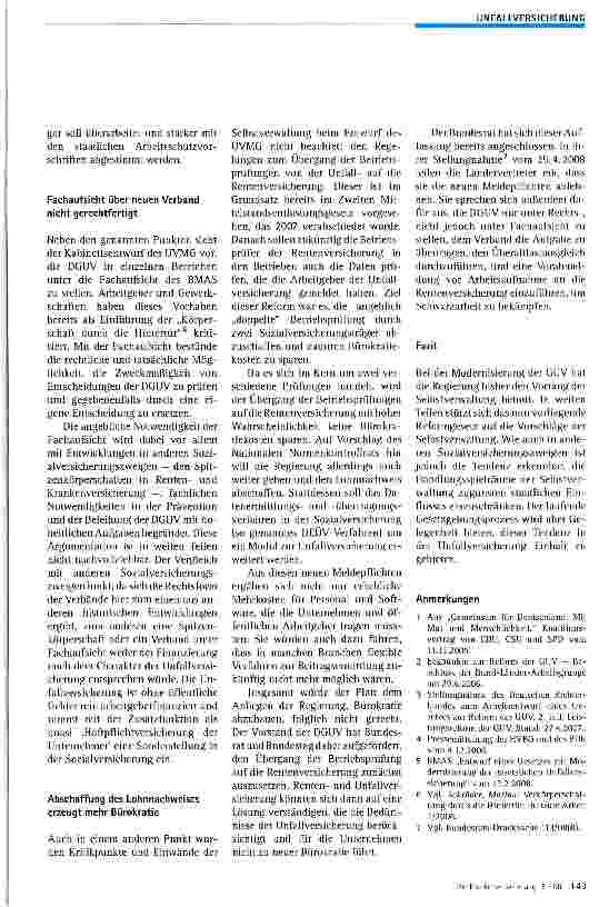 Vorschauseite 3: Vorfahrt für die Selbstverwaltung — mit Einschränkungen