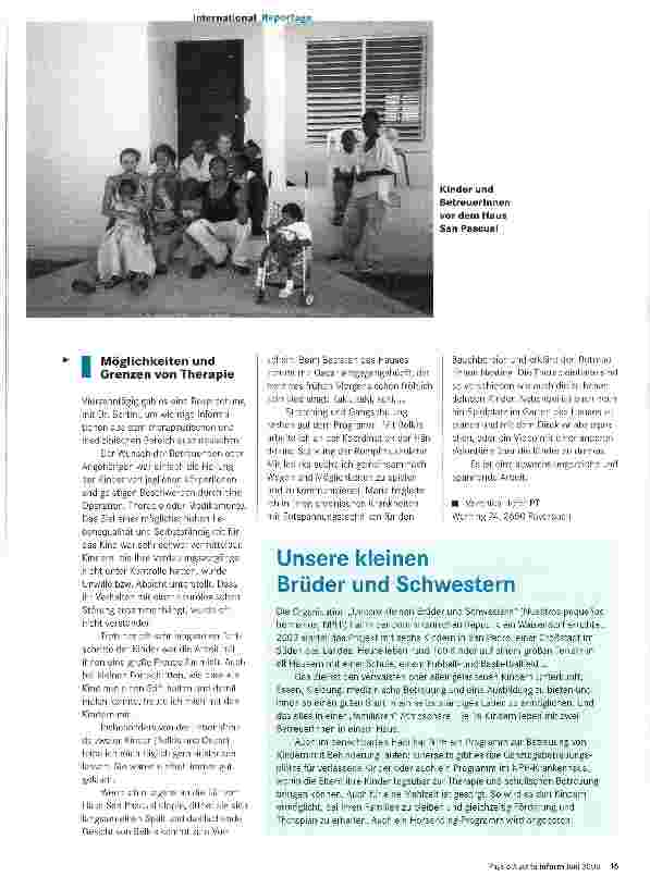 Vorschauseite 2: Physiotherapie in der Dominikanischen Republik