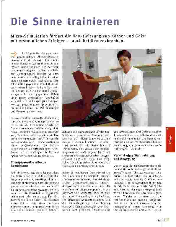 Vorschauseite 1: Die Sinne trainieren