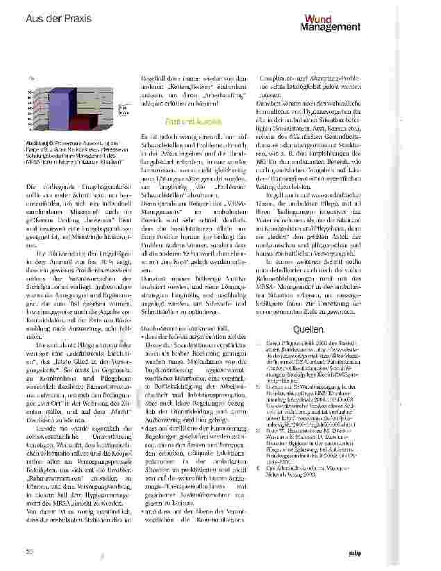 Vorschauseite 5: Versorgung von Patienten mit MRSA-Kolonisation oder -Infektion im Bereich der ambulanten Pflege*