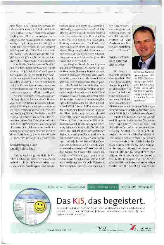 Vorschauseite 2: Digitales Diktat: Vom Wort zum Workflow