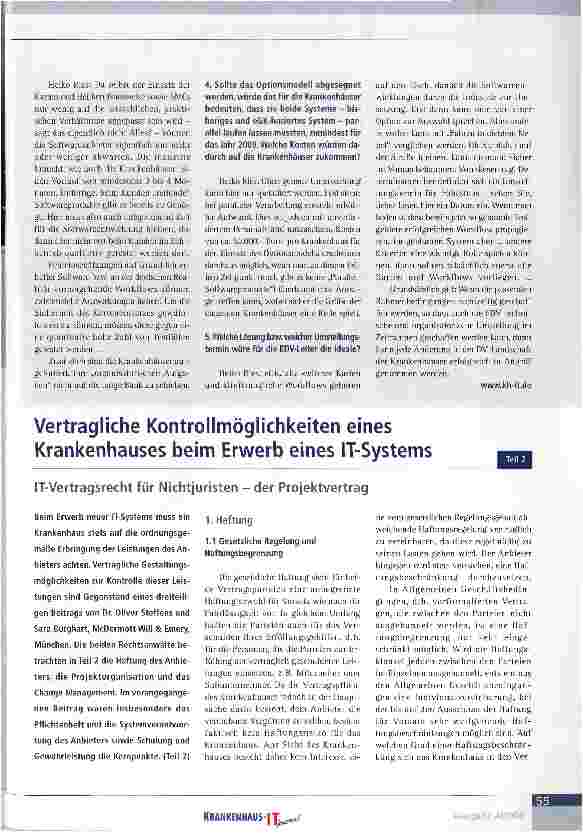 Vorschauseite 2: Fahren in dichtem Nebel Fragen zum Thema eGK-Einführung in deutschen Krankenhäusern