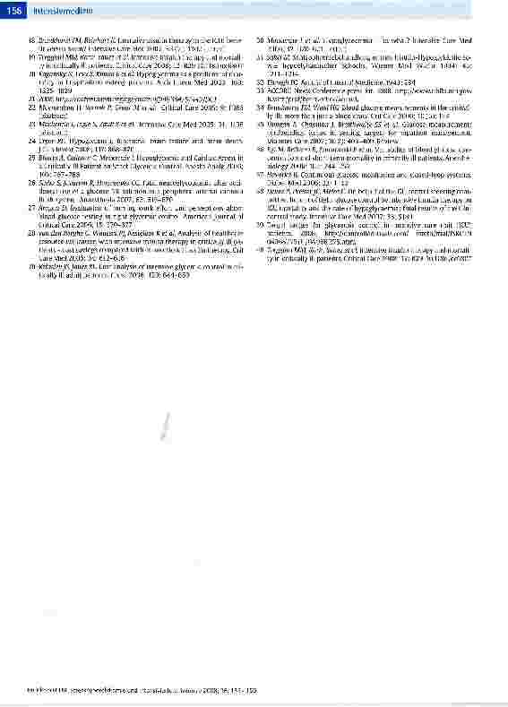 Vorschauseite 6: Stresshyperglykämie und intensivierte Insulintherapie in der Intensivmedizin - Freund oder Feind?