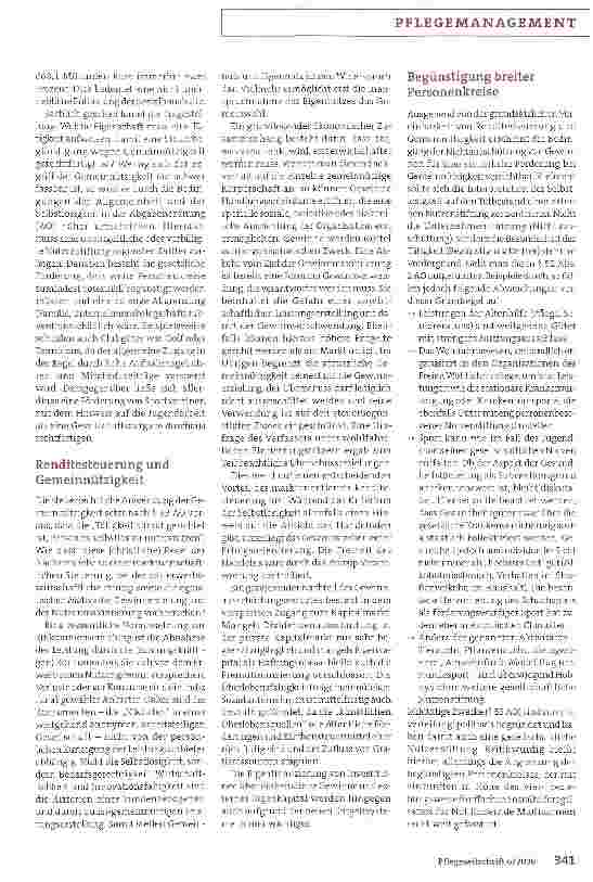 Vorschauseite 2: Gemeinnützigkeit diskriminiert