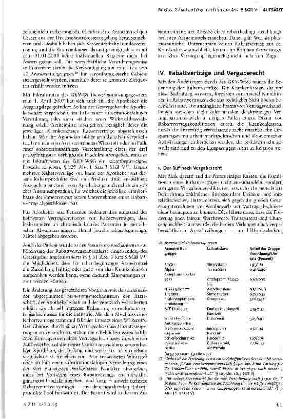 Vorschauseite 5: Rabattverträge nach § 130a Abs. 8 SGB V