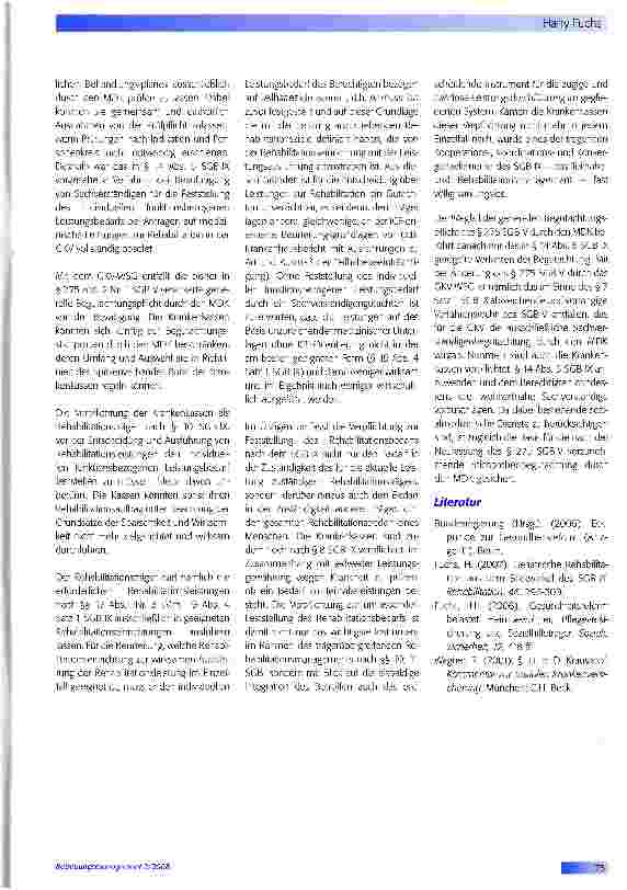 Vorschauseite 5: Der Rechtsanspruch auf medizinische Rehabilitation unter Berücksichtigung der Gesundheitsreform 2007 (GKV-WSG)