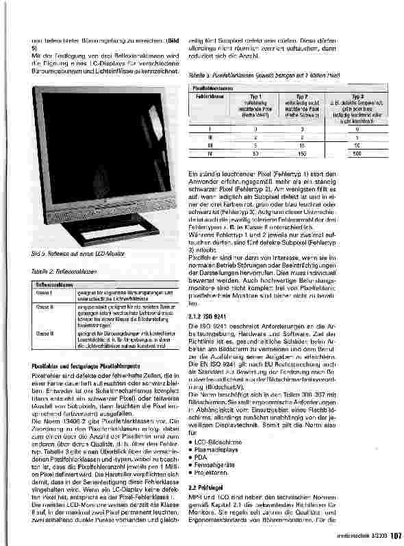 Vorschauseite 3: LCD-Monitore -Teil 2: Einsatz in der Medizin