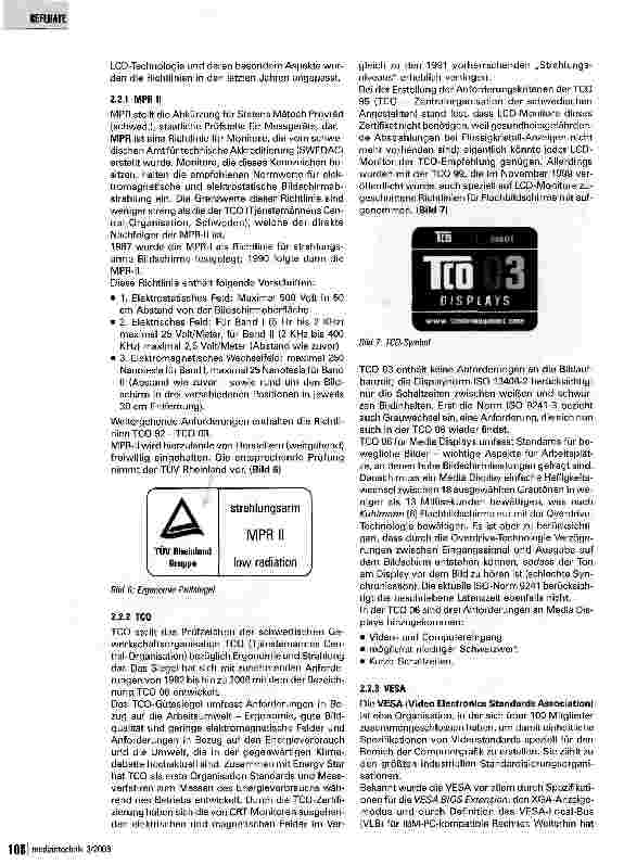 Vorschauseite 4: LCD-Monitore -Teil 2: Einsatz in der Medizin