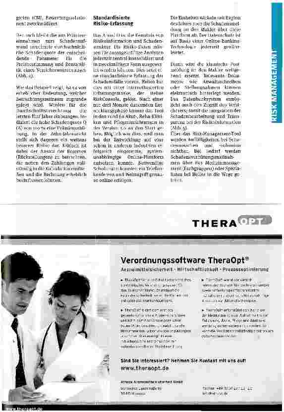 Vorschauseite 4: Richtig versichert? Im Versicherungsmanagemant liegt noch viel Optimierungspotezial