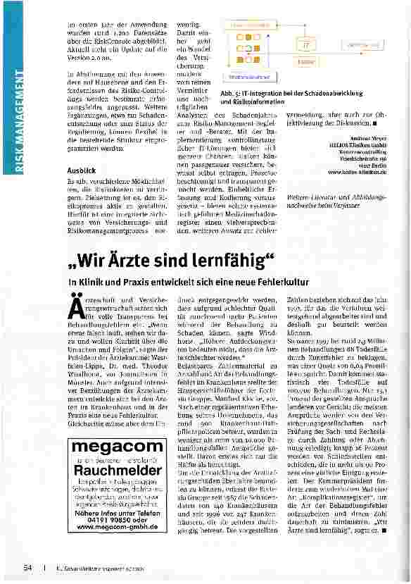 Vorschauseite 5: Richtig versichert? Im Versicherungsmanagemant liegt noch viel Optimierungspotezial