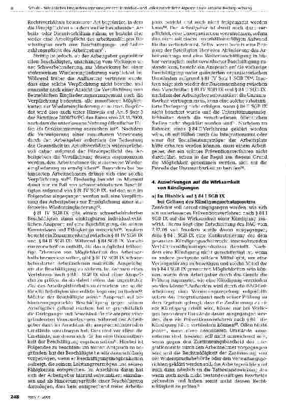 Vorschauseite 5: Betriebliches Eingliederungsmanagement: Individualund kollektivrechtliche Aspekte sowie aktuelle Rechtsprechung