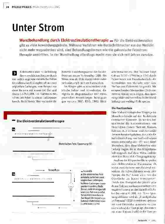 Vorschauseite 1: Unter Strom