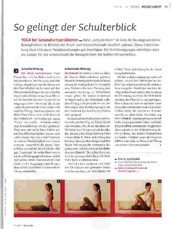 Vorschauseite 1: So gelingt der Schulterblick