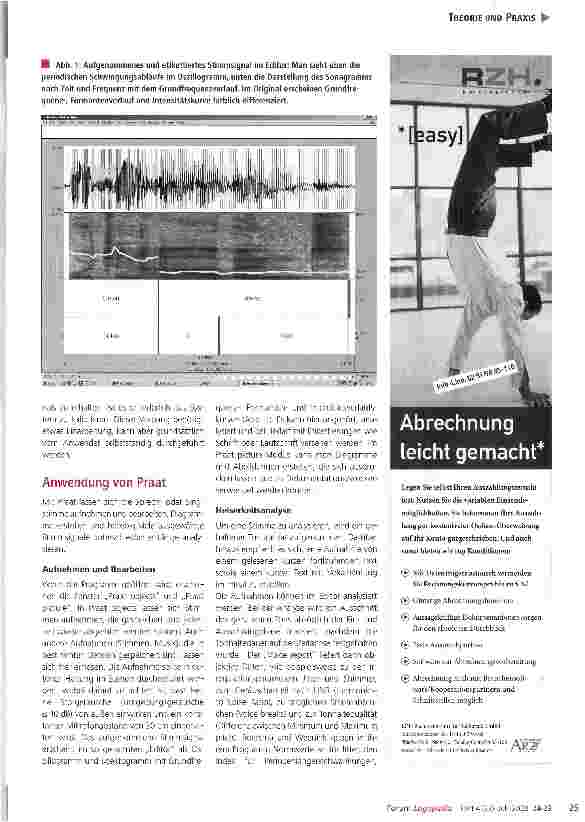 Vorschauseite 2: Objektive computergestützte Stimmanalyse mit „Praat