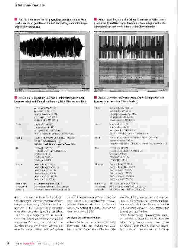 Vorschauseite 3: Objektive computergestützte Stimmanalyse mit „Praat