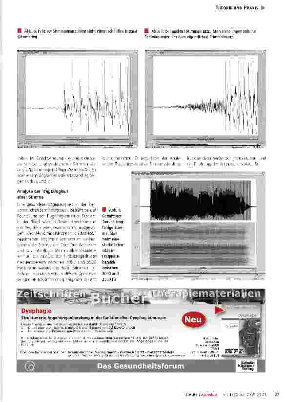 Vorschauseite 4: Objektive computergestützte Stimmanalyse mit „Praat