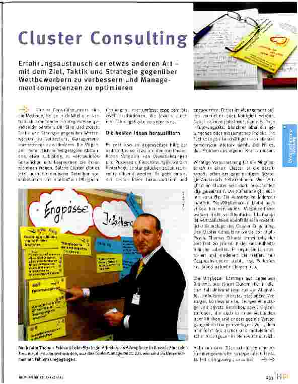 Vorschauseite 1: Cluster Consulting
