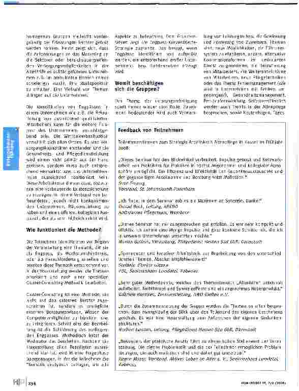 Vorschauseite 2: Cluster Consulting