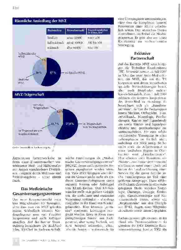 Vorschauseite 3: Praxen, Kassen und Kliniken rücken zusammen