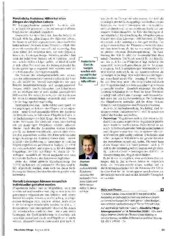 Vorschauseite 6: Passgenaue Assistenz bieten