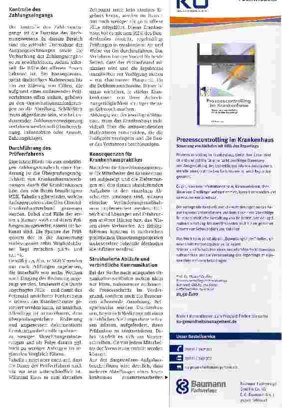 Vorschauseite 3: Leere Kassen? Forderungsmanagementoptimieren! Nachhaltige Verbesserung tritt durch Prozessorientierung und Teamwork ein