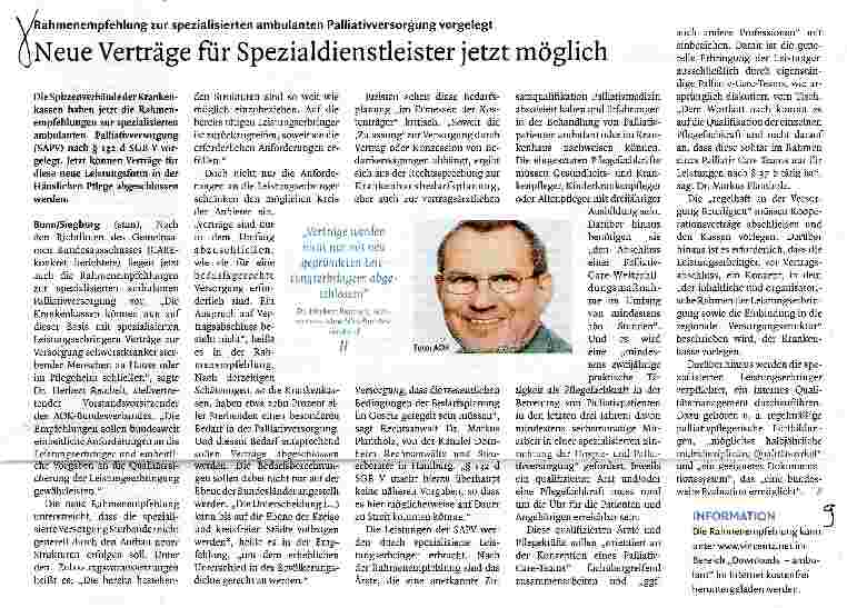 Vorschauseite 1: Neue Verträge für Spezialdienstleister jetzt möglich