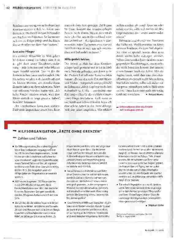 Vorschauseite 3: Krankenpfleger zum halben Preis