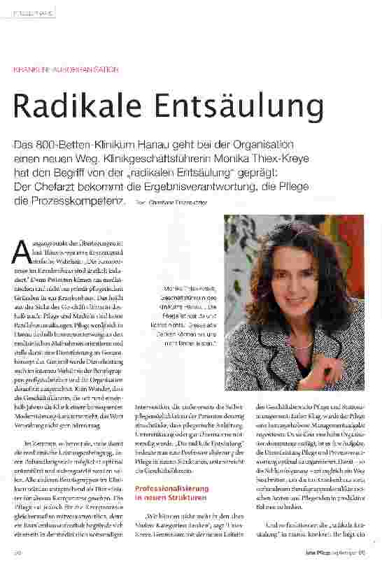 Vorschauseite 1: Radikale Entsäulung