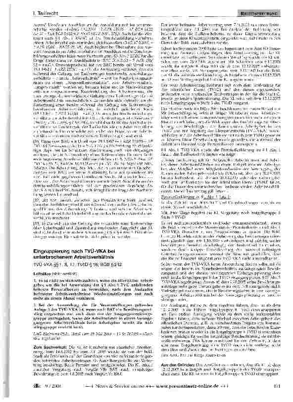 Vorschauseite 2: Nachwirkung - Übergang von Ausbildungsin Arbeitsverhältnis