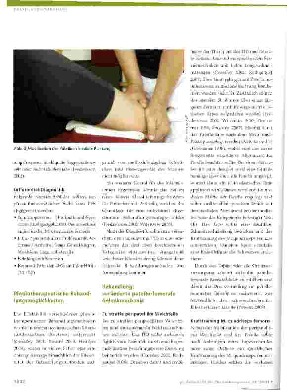Vorschauseite 5: Patello-femorales Schmerzsyndrom Clinical Reasoning und evidenzbasierte Behandlung