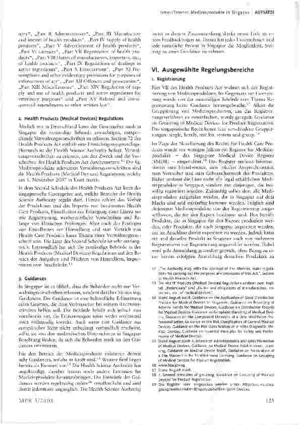 Vorschauseite 4: Medizinprodukte in Singapur