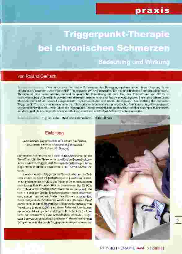 Vorschauseite 1: Triggerpunkt-Therapie bei chronischen Schmerzen