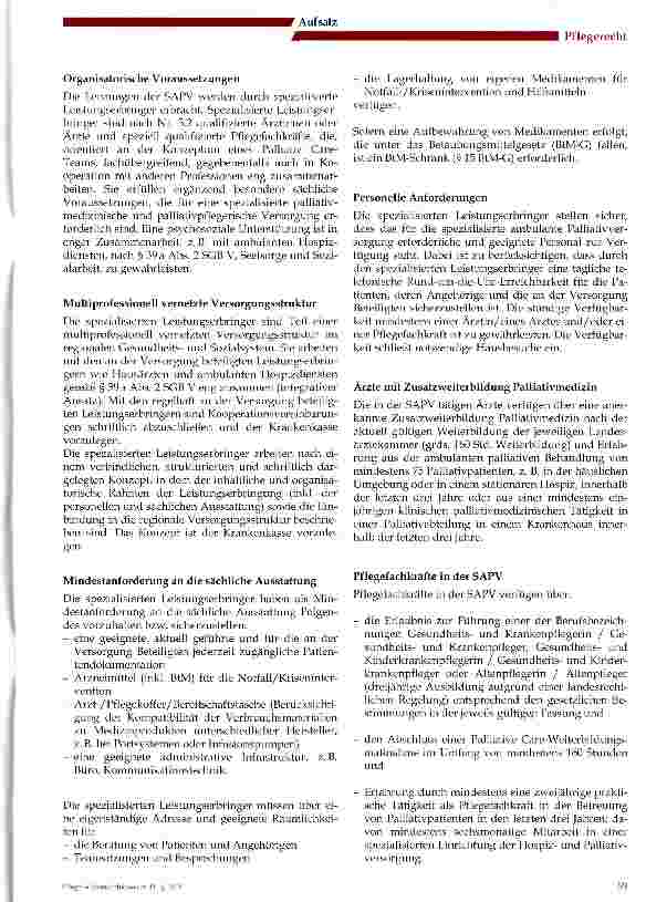 Vorschauseite 3: Zum Stand der Palliativversorgung und der Versorgung Demenz-Erkrankter