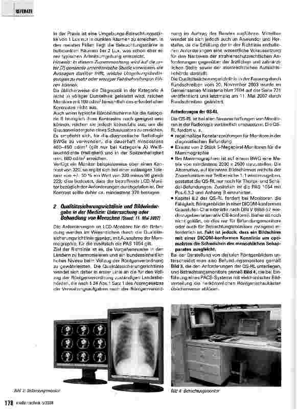 Vorschauseite 3: LCD-Monitore - Teil 3: Befundung und Betrachtung in der Radiologie