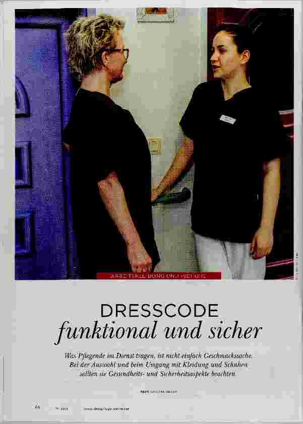 Vorschauseite 1: DRESSCODE funktional und sicher