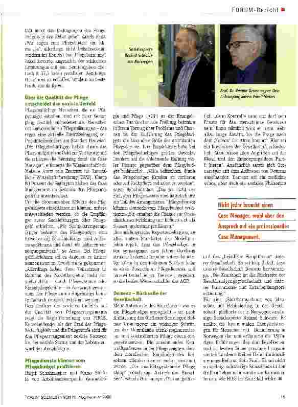 Vorschauseite 3: Impulse für mehr Pflege-und Lebensqualität