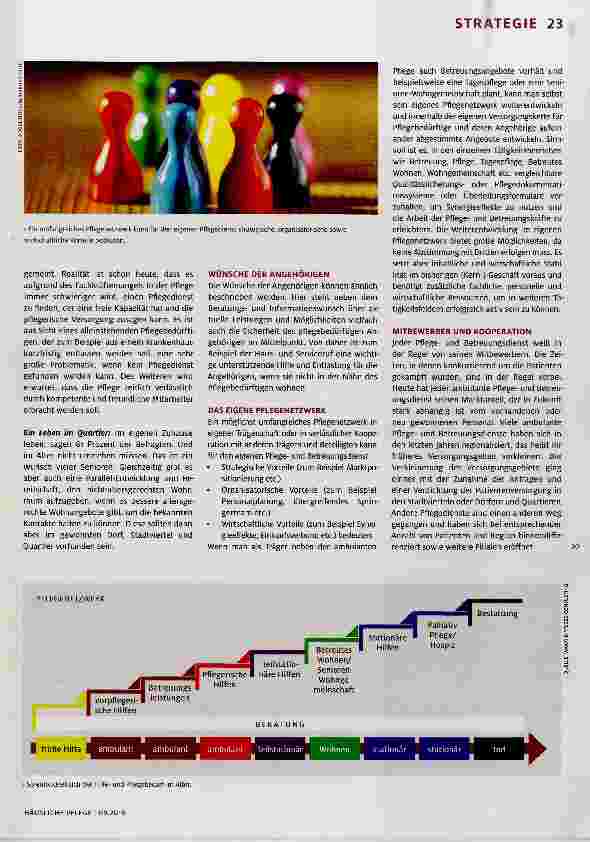 Vorschauseite 4: Im Pflegenetzwerk liegt die Zukunft