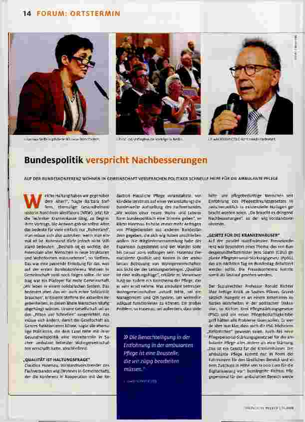 Vorschauseite 1: Bundespolitik verspricht Nachbesserungen