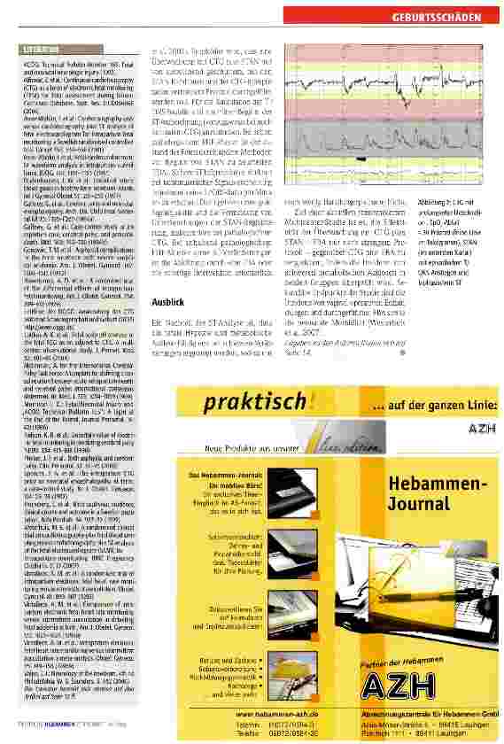 Vorschauseite 2: Weniger fetale Hypoxien durch ST-Analyse des fetalen EKG?