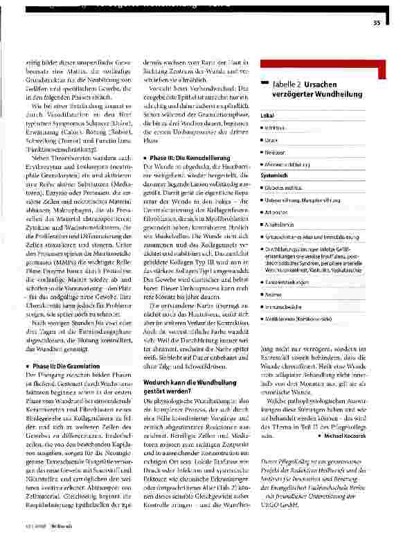 Vorschauseite 2: Wundheilung: Verschließen, reinigen, reparieren