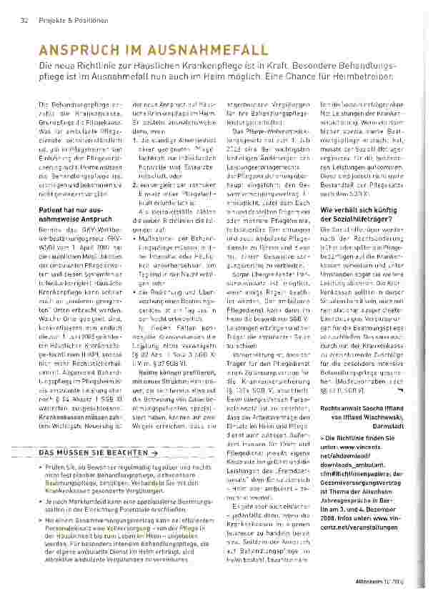 Vorschauseite 1: ANSPRUCH IM AUSNAHMEFALL