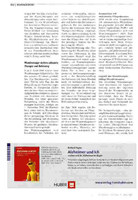 Vorschauseite 3: Vier Jahre Wundmanagement am Klinikum Dortmund