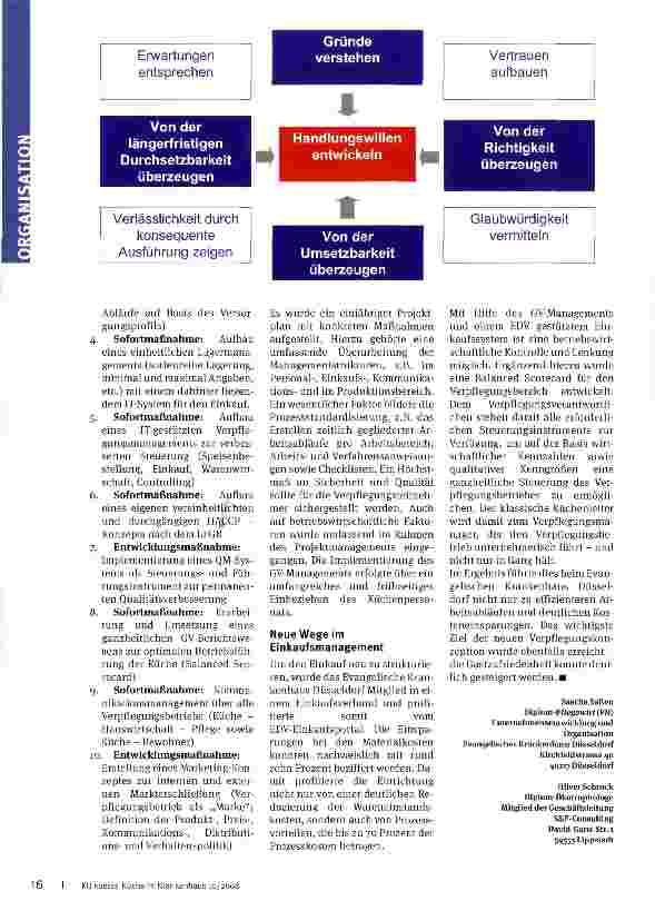 Vorschauseite 3: Change Managemenz in der GemeinschaftsverpflegungEvangelisches Krankenhaus Düsseldorf: Umfassender Organisationsentwicklungs-prozess im Verpflegungsbereich