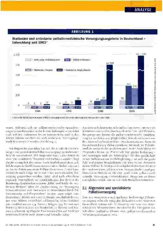 Vorschauseite 3: Palliativmedizin in DeutschlandMenschenwürdige Medizin am Lebensende - ein Stiefkind der Medizin?